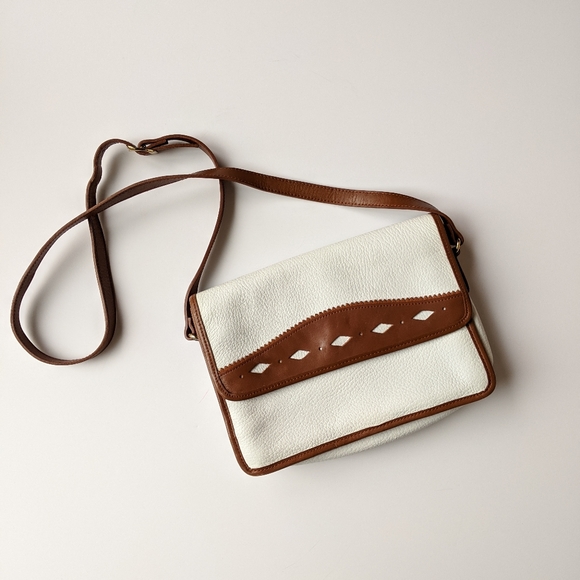 Giani Bernini Brown and White Purse - Picture 2 of 7